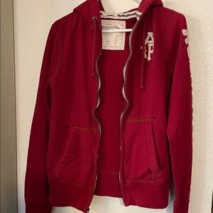 Abercrombie & Fitch Red Hoodie